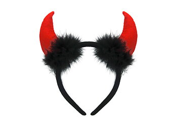 Små horn med fuskpäls