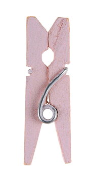 24 st Klädnypa mini Ljus rosa
