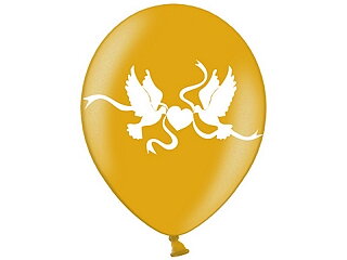 Ballong guld "Duvor" 10 st