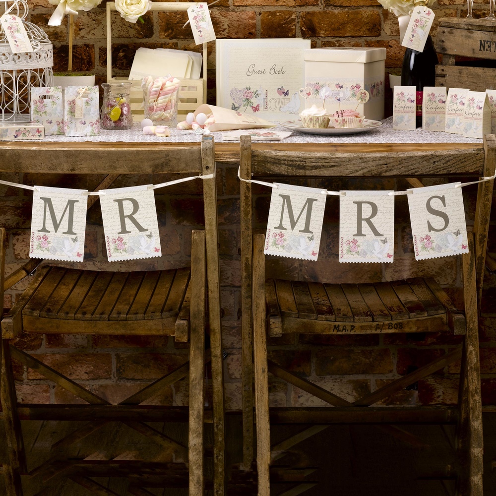 With Love - Mr & Mrs stolvimplar