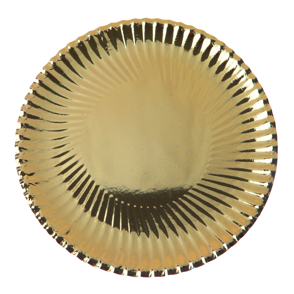 Papperstallrik Guld 30 cm 10 st