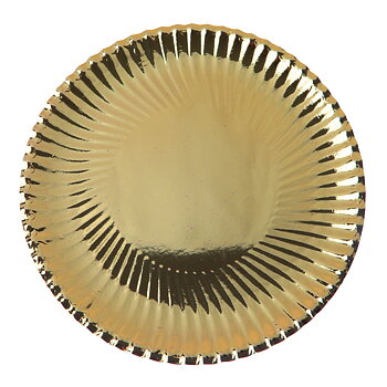 Papperstallrik Guld 30 cm 10 st