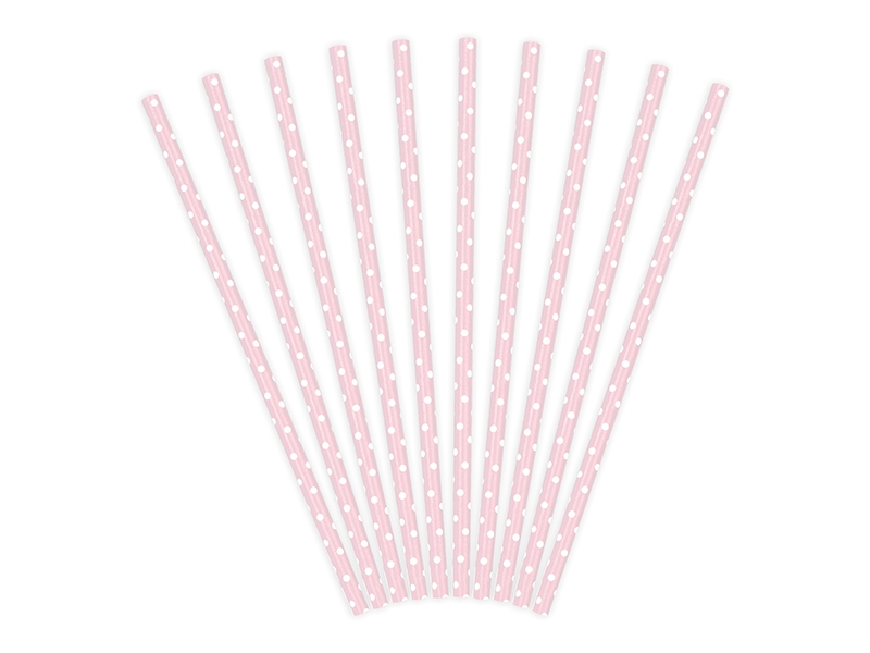 Sugrör rosa 10 st