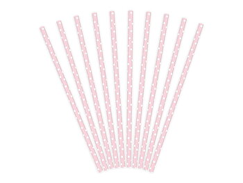 Sugrör rosa 10 st