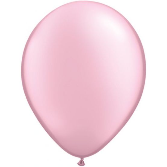 Ballong pärlemor Rosa 10-pack