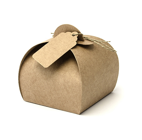 Presentask Natur med etikett, 10 pack - 2