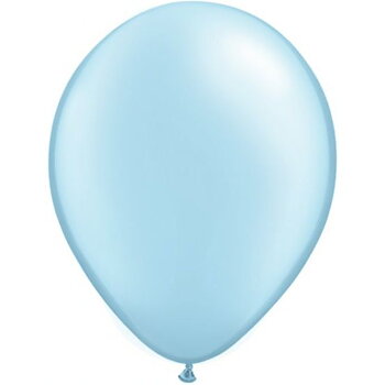 Ballong Skimrande ljusblå 10 pack