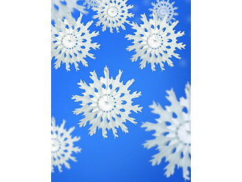 Dekorativ rosett Snöflingor 45cm