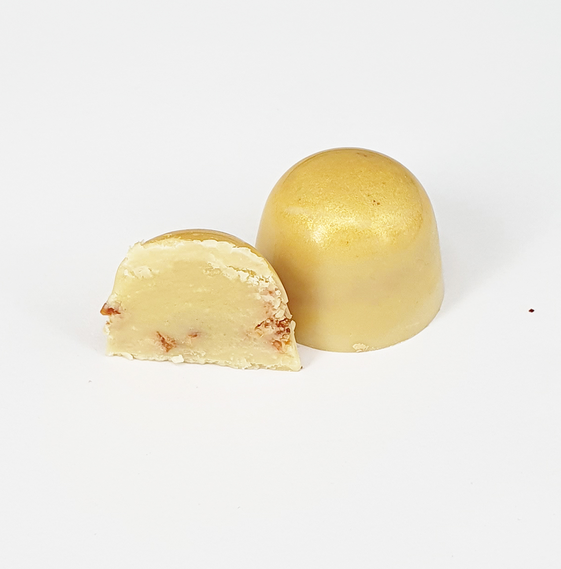 Laktosfri / Vegan Bubbelpralinen Vit mjölkfri choklad