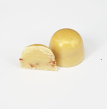 Laktosfri / Vegan Bubbelpralinen Vit mjölkfri choklad