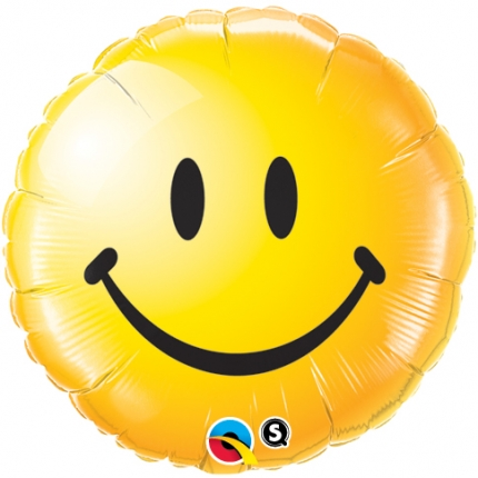 Folieballong Smiley  