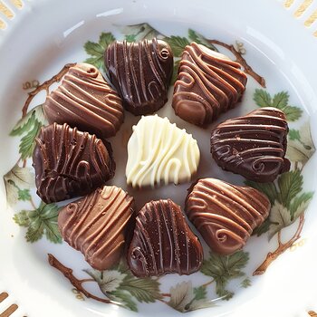 Laktosfri / Vegan Trippelnöt - Hasselnötter och vit, ljus eller mörk choklad. 