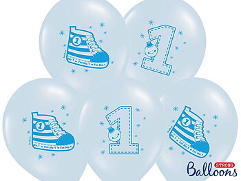 Ballong Nr 1 Blå