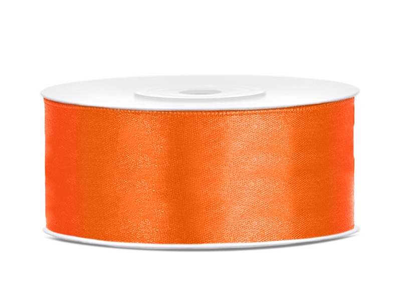 Satinband 25 mm orange