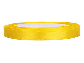 Satinband 25 mm Gul