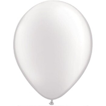 Ballong pärlemor Vit 100 pack