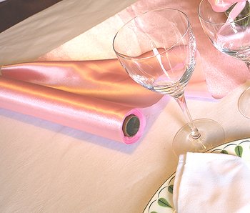 Bordslöpare Satin Rosa