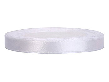Satinband 6 mm vit
