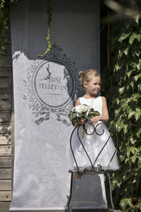 Backdrop / Väggdekoration - Just Married - 2