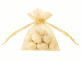 Organzapåsar guld 10-pack