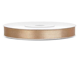 Satinband 6 mm guld