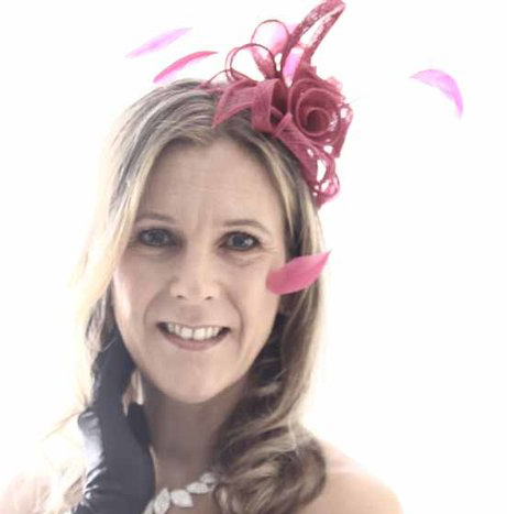 Fascinator bukett Cerice