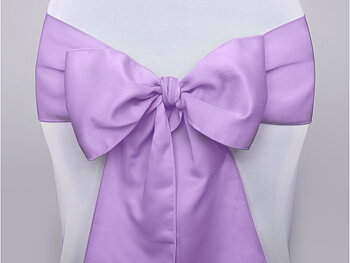 Stolsband  satin Styckvis - Lavendel