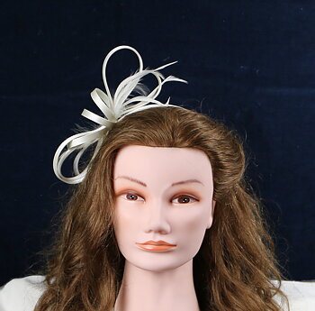 Fascinator band Ivory