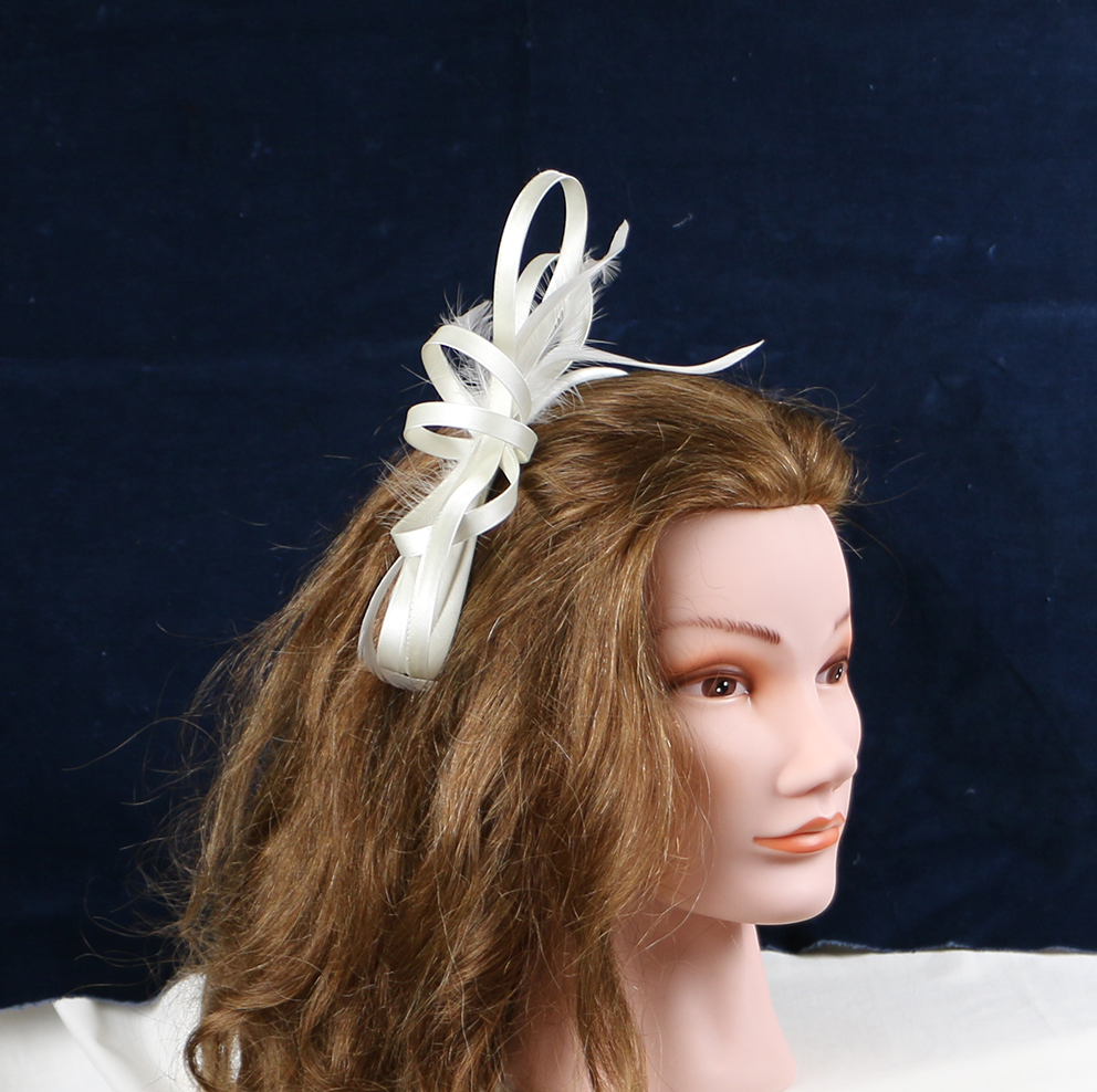 Fascinator band Ivory - 2