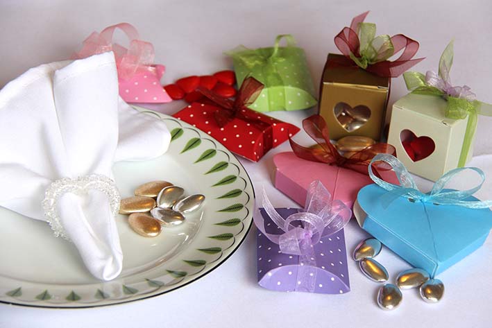 Presentask Prickig Kudde 10 st Lila. Inklusive band. - 2