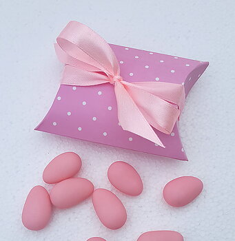 Presentask Prickig Kudde 10 st Rosa Inklusive band
