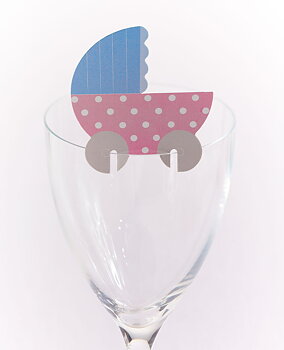 Tiny Feet Placeringskort 10 st, Dop o Babyshower 