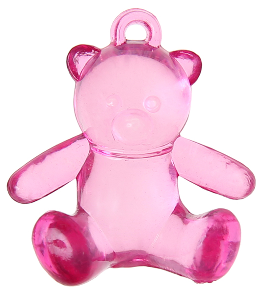 Dekoration Teddybjörn - rosa