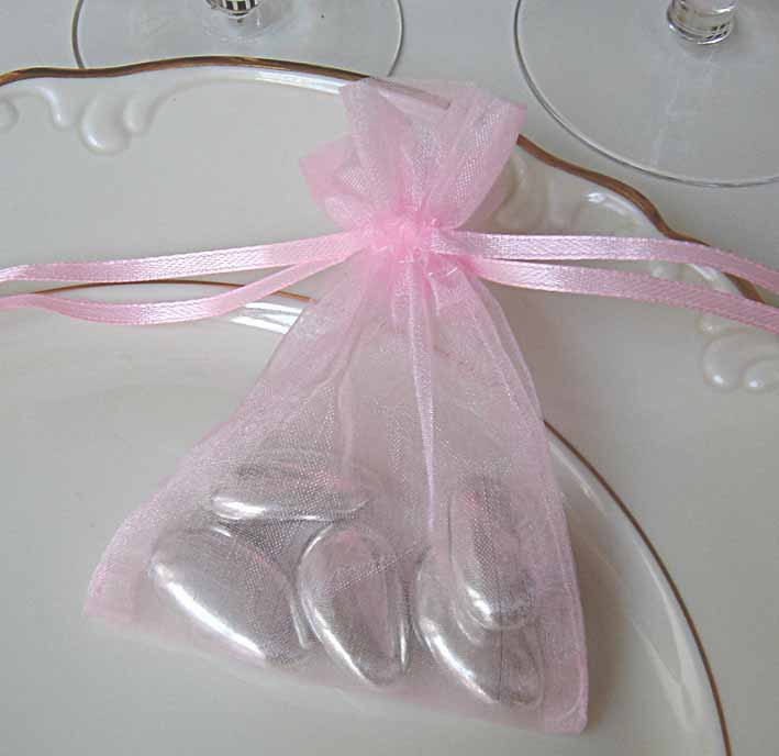Organzapåsar Rosa 50-pack 