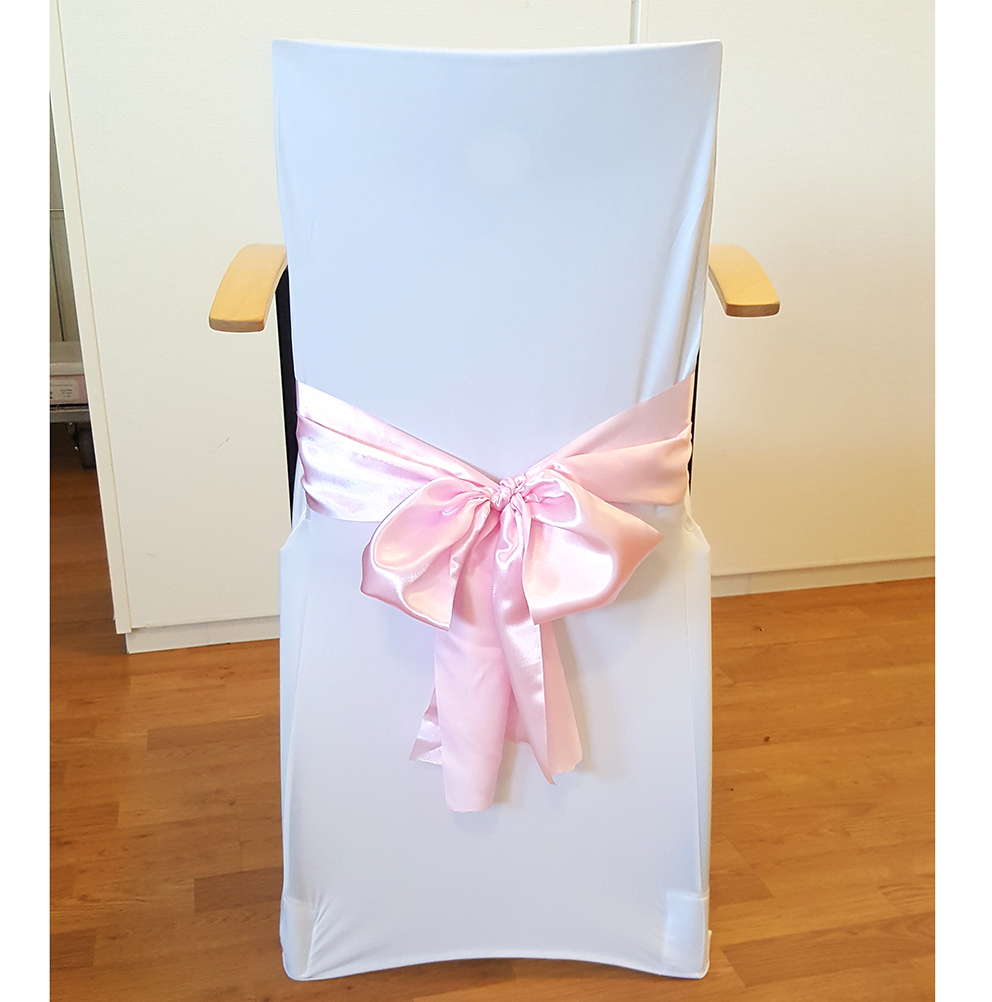 Satin på rulle 16 cm Cerise - 3
