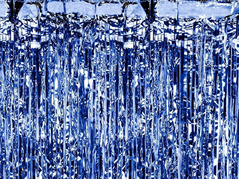 Backdrop / Partydraperi  Blå 0,9 * 2,5 m