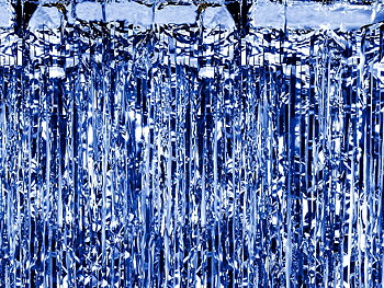 Backdrop / Partydraperi  Blå 0,9 * 2,5 m