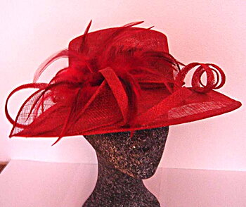 Hatt Garbo röd