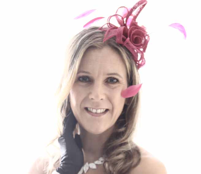 Fascinator bukett Ivory - 2