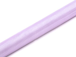 Organza på rulle 36 cm ljus Lila