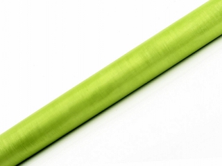Organza på rulle 36 cm Äppelgrön