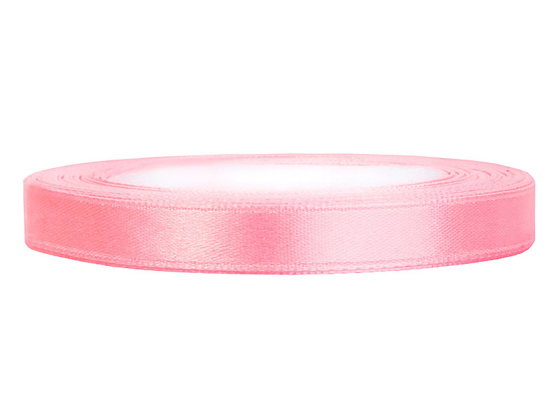 Satinband 6 mm Ljus Rosa