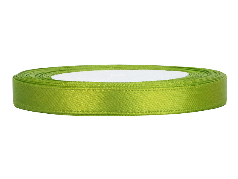 Satinband 6 mm Grön