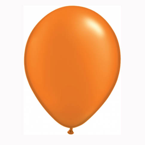 Ballong Metallic Orange 10 pack