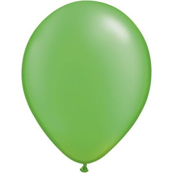 Ballong Metallic äppelgrön 10 pack