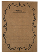 Natur Placeringskarta / Seating Plan 1-10