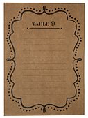 Natur Placeringskarta / Seating Plan 1-10