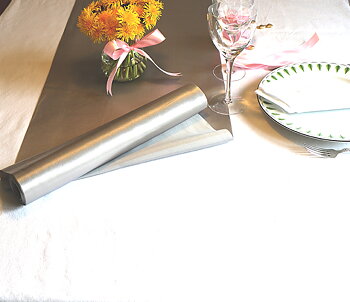Bordslöpare Satin Silver 36 cm