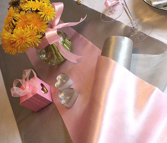Bordslöpare Satin Silver 36 cm - 2