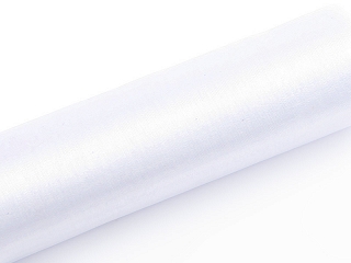 Organza på rulle 16 cm Vit